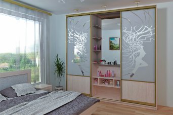Шкаф купе с зеркалом 24 Шкаф купе с зеркалом 24