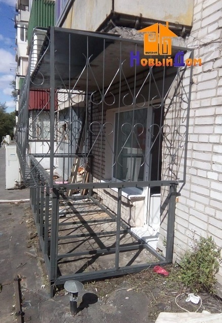 каркас балкона