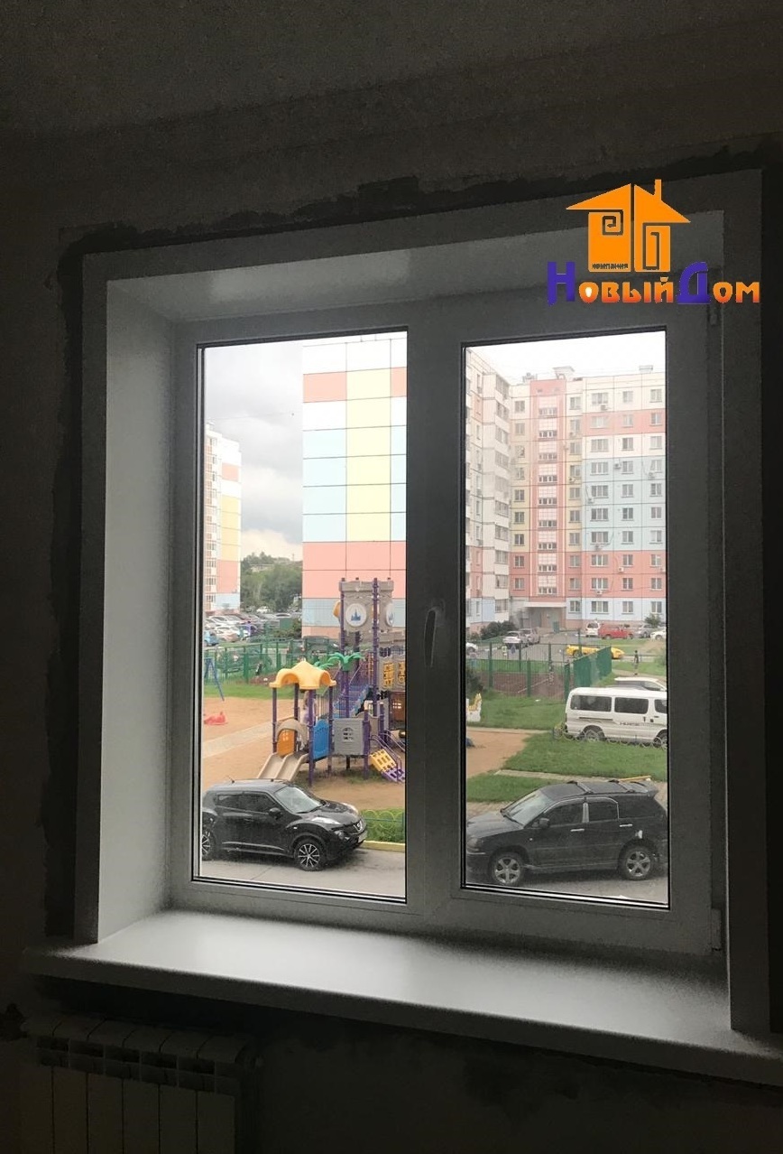 двухстворчатое окно