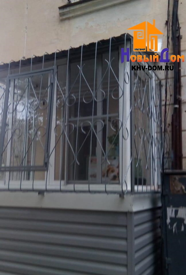 металлическая решётка на балкон