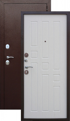Дверь входная Цитадель Гарда 8 мм Белый ясень