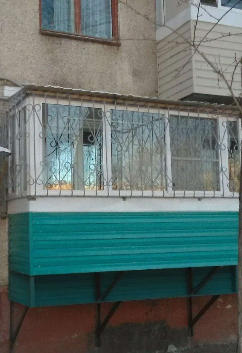 приставной балкон фото №14