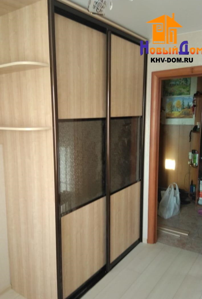 шкаф купе с вставками