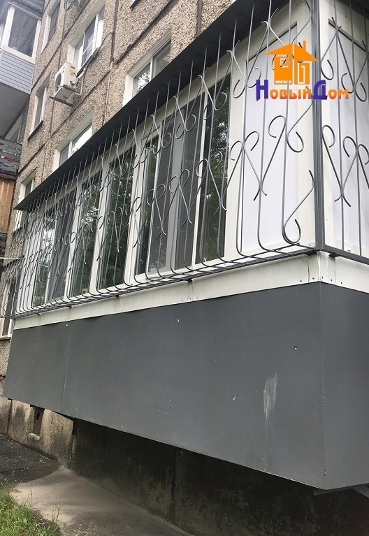 приставной балкон тёплый
