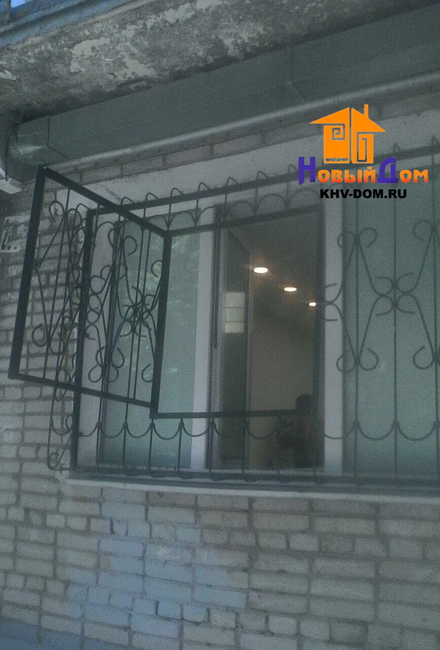 открывающаяся решётка на окно