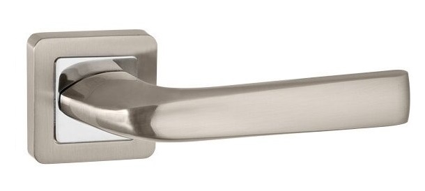 Ручка раздельная SATURN QR SN/CP-3 матовый никель/хром (Punto), Артикул 34797