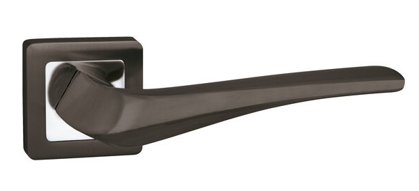 Ручка раздельная METEOR QR GR/CP-23 графит/хром (Punto), Артикул 40151