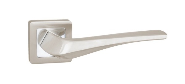 Ручка раздельная METEOR QR SN/CP-3 матовый никель/хром (Punto), Артикул 40153